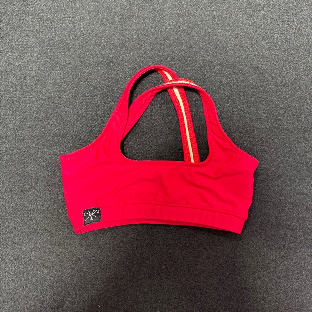 Red Kids Dance Costume Top